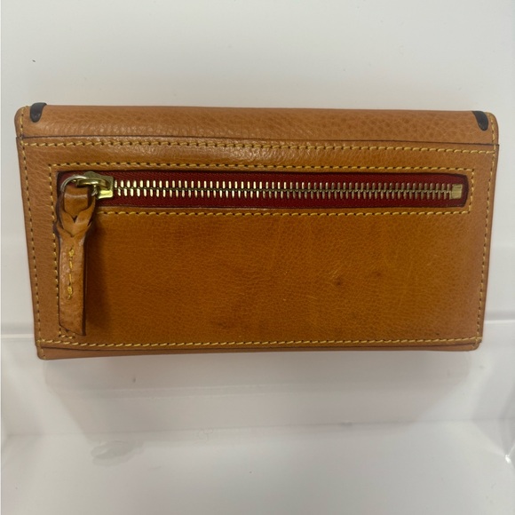Dooney & Bourke Florentine Pebbled Leather Flap Continental Wallet - Picture 5 of 16